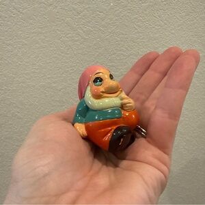 Originally a pencil sharpener Unique Vintage Colorful Gnome Figurine